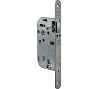 JPM PIXELLE - Serrure à larder monopoint axe 50 mm, inox ou noir, têtière 230×20 mm