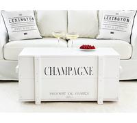 Coffre Table Basse En Bois Massif Table De Salon Table Coffre Vintage Shabby
