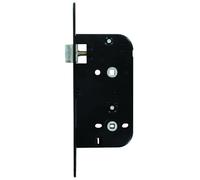 Coffre WC Bec de cane Noir 7250QC NF Axe 50 MARQUES 1/2H pour demi-tour bombé laiton massif - 1725250003