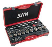 Coffret 1/2" douilles et accessoires - 32 pièces SAM OUTILLAGE