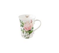 Coffret 1 Mug 360 ml en Porcelaine Fine Jardin Botanique - 1461JARB - Easy Life, Clair