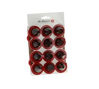 Coffret 12 douilles Tritan Mix avec support De Buyer