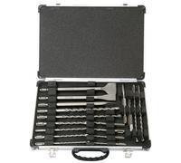 Makita Coffret forets et burins SDS-Plus D-42444 – 17 pièces (12 forets, 5 burins)