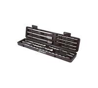Ribitech 03232 Coffret de 9 Mèches SDS-Plus avec 1 Pointerolle/1 Burin/1 Burin à rainurer
