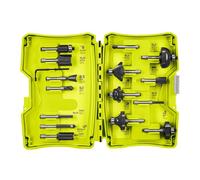 Coffret 15 fraises panachées RYOBI queue de diamètre 6mm RAKRBS15