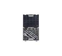 Coffret 17 pcs douilles métriques 3/4" D. 22 à 50 mm et accessoires - 6318MR10 - King Tony