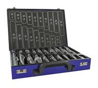 Tivoly 11451070024 Coffret 170pcs de Forets Acier Rapide HSS RECTIF pour le métal | V170 |, Ø1 à Ø8mm x 10pcs et x5pcs jusqu'à Ø10mm