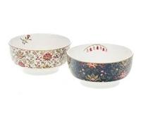 Coffret 2 bols Alina - Amadeus - Blanc - Porcelaine BLANC G