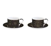 Coffret 2 tasses Déjeuner Céleste 24 cl - Porcelaine