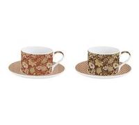 Coffret 2 tasses Déjeuner Fleurs de Rêves - 24 cl - Porcelaine