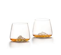Coffret 2 verres à whisky topographiques
