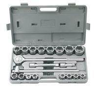 COFFRET 20 PCS LIQUET DOUILLE MÉTRIQUE 3/4" FERVI 0181