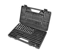 Coffret 208 embouts tournevis 1/4"" hexagonaux, douilles et embouts de sécurité