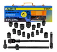 ouille de force 3/4'' 21 pces 6 pans 17-50mm Coffret