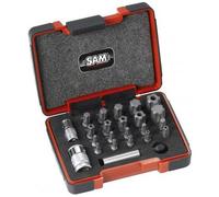 Coffret 23 embouts TORX® et TORX PLUS® avec adaptateurs - EMB-23CXZ SAM OUTILLAGE