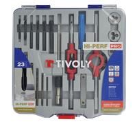 Coffret 23 pieces Tivoly de taraudage et filetage HSS