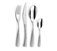 PRADEL ESSENTIEL - Ménagère 24 couverts de table pour 6 personnes - Fantaisie - Acier inoxydable 18/0, Finition Standard - Inox