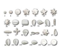 Coffret 26 mini-douilles fines inox spéciales décor De Buyer