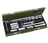 COFFRET 29 PCS LIQUET DOUILLE 1/2" EN ACIER CrV PROXXON 23000