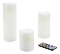 Atmosphera - Coffret de 3 bougies LED