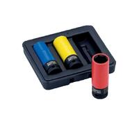 Coffret 3 douilles choc roues BAHCO - BWSS12P3