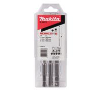 Jeu de 3 forets à béton MAKITA B-59075 à emmanchement SDS-Plus NEMESIS II (6/8/10x160mm)