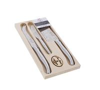 Coffret 3 pièces à fromage Laguiole tout inox Damas Jean Dubost