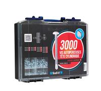 Coffret 3000 vis autoperceuses à tête cylindrique SCELL-IT COF003-TCC