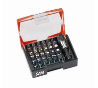 SAM Outillage Coffret d'embouts de vissage EMB31C 31 pièces toutes empreintes