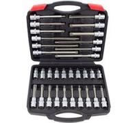 coffret 32 douilles males a embout torx t20 a t70 long & court 1/2 - Kroftools G