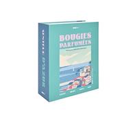 Lot de 4 Bougies - HOME DECO FACTORY - Voyage - Parfumées - Multicolore