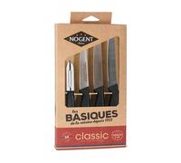 Coffret 4 couteaux Kraft classic pro noir Nogent