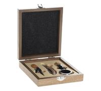 Coffret 4 Pièces Sommelier ""Marc"" 17cm Naturel