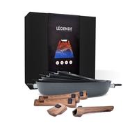 Coffret 4 poêles antiadhésives Légende à manches amovibles 20,24,28,32cm -Batterie de cuisine Durandal compatible four,induction