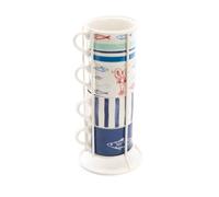 Coffret 4 tasses déjeuner Ariel