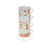 Coffret 4 tasses Gustave 20 cl - Amadeus