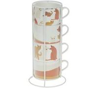 Coffret 4 tasses Gustave 20 cl