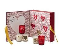 Coffret 5 Bougies Parfumées "Mon Amour" 50g Blanc & Rouge Blanc G