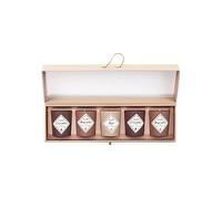 Coffret 5 Bougies Parfumées Senteurs Florales - MONIA -
