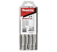 Coffret 5 Forets SDS-Plus 4 taillants TCT NEMESIS II - MAKITA - B-58992