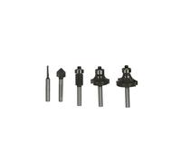 Ryobi RAKRBS5 Kit de 5 défonceuses Jeu de fraises 6 mm pour affleureuse et défonceuse