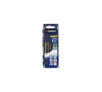 Coffret 5 mèches de perçage spécial verre, queue hexagonale D. 3, 4, 5, 6 et 8 mm - 12000770001 - Tivoly