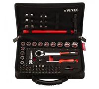 Coffret 51 pièces rou robinet + douilles traversantes VIRAX