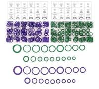 Coffret 540 joints toriques - 18 tailles, caoutchouc, vert & violet - Kit complet étanche