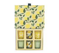 Coffret 6 Bougies Parfumées Vintage 8cm Citronnelle