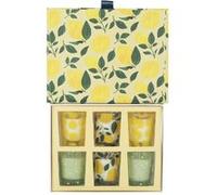 Coffret 6 Bougies Parfumées Vintage 8cm Citronnelle