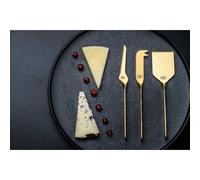 Laguiole Style de Vie Couteau à fromage et à beurre Or - 6 pièces