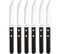 Amefa – Coffret 6 couteaux steak – Steak Pizza 20 – Noir – 700000MB02BR1