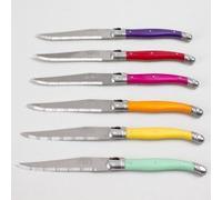 Coffret 6 couteaux Laguiole couleurs
