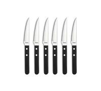 Amefa Coffret de 6 couteaux Steak Pizza 2.0 micro-dentés noir